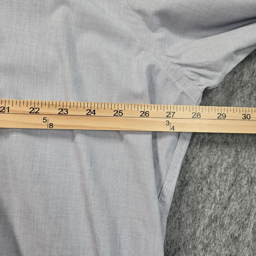 UNTUCKit Shirt Mens 3XL Gray Forged Solid Long Sleeve Button Front Casual Cotton